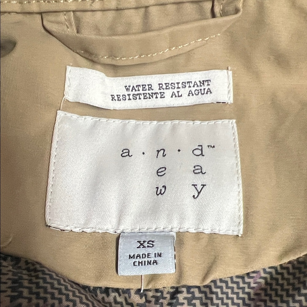 a new day Women's Beige Trench Coat with Belt - Picture 8 of 8